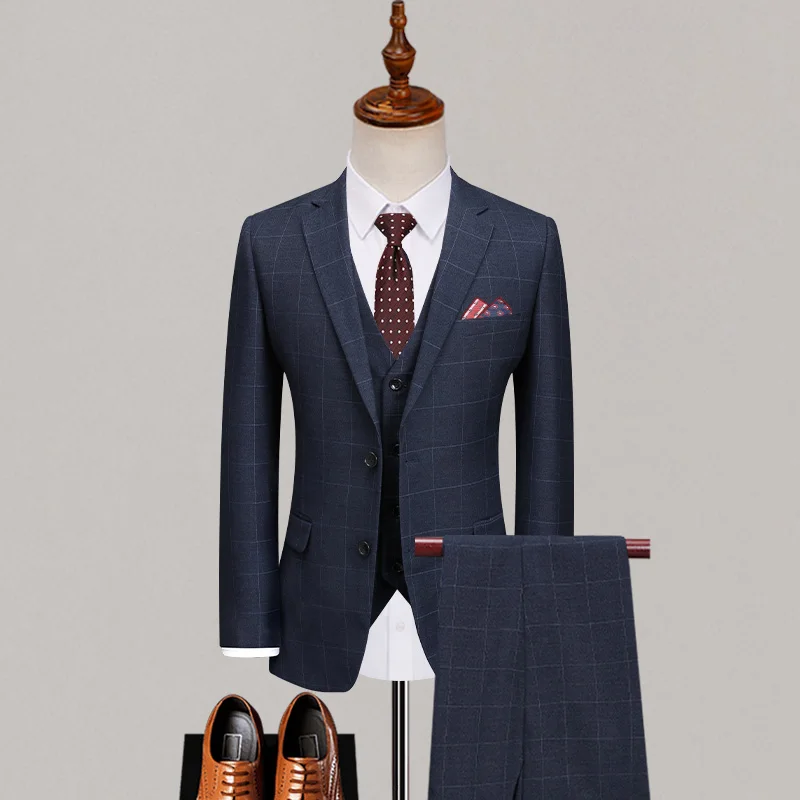 

Custom Made Groom Wedding Dress Blazer Suits Pants Business High-end Classic Dress Trousers ZHA05-20599