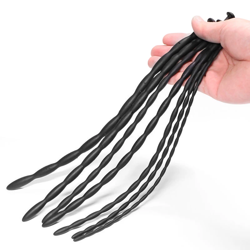 Urethral Sounding Beginner Urethral Sound Silicone Penis Plug Urethra Stimulate Dilator Men Penis Sex Toys