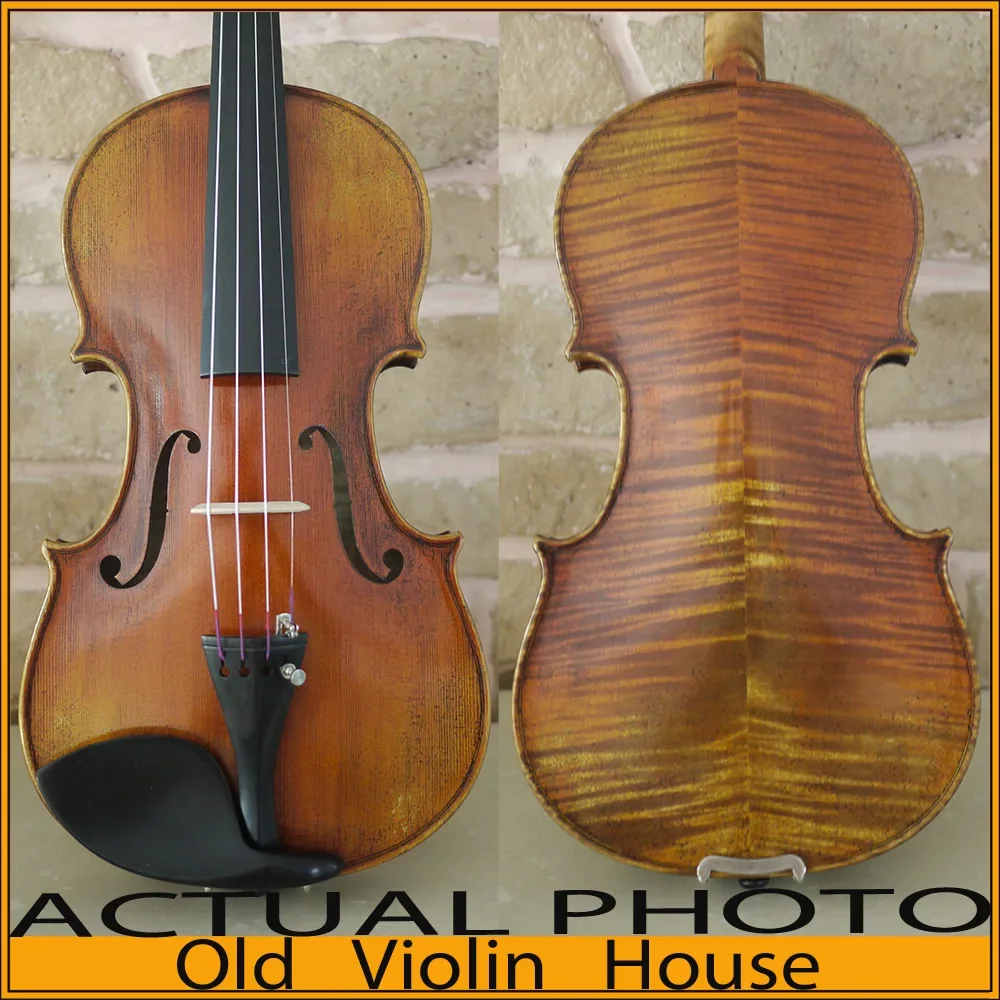 

100% handmade. Antonio StradIvari 1715 Violin Model . Rich Deep Tone. Antique Violin Oil Varnish, No.1632