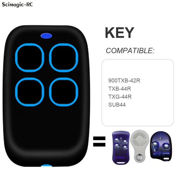 Multifrequency 280-868 Mhz Garage Remote Control Duplicator for KEY 900TXB-42R TXB-44R TXG-44R SUB44 433.92mhz Rolling Code 1