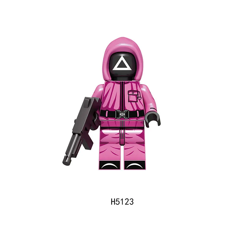 Hot Toys Squid Game Anime Cartoon Mini FiguresBricks Toy Dolls Building Blocks Assemble Toys Model Children Christmas Gifts - Bilde 3