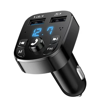 Bluetooth 5.0 Car FM Transmitter with Dual USB 6