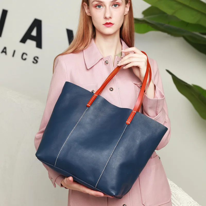 

New Women's Handbag European and American Fashion Tote Bag Shoulder Bag