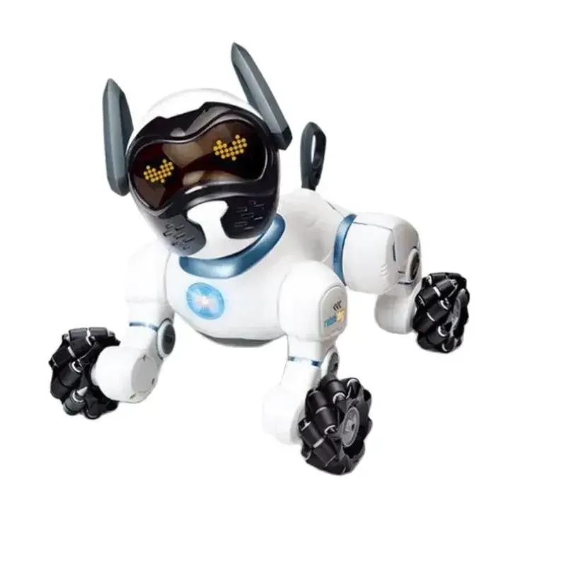Robot Dog Toy Interactive Rc Puppy Programmabile Sing Dance Giocattolo Animale Elettronico Musica Telecomando Cane Pet Carica Usb Regalo Per Bambini
