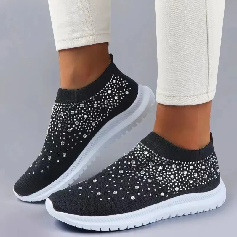 Sneaker Shoes for Women Comfortable Soft Bottom Flats Plus Size 43 Non Slip Casual Shoes