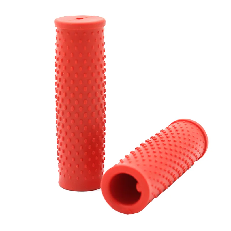 Black Non-Slip Rubber Handlebar Grips