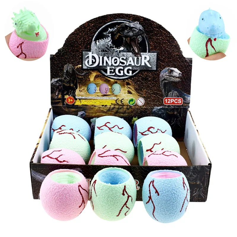 

Novelty Funny Squeeze Dinosaur Eggs Cup Decompression Toys Simulation Dinosaur Eggs Squeeze Venting Toys Kids Prank Funny Toys