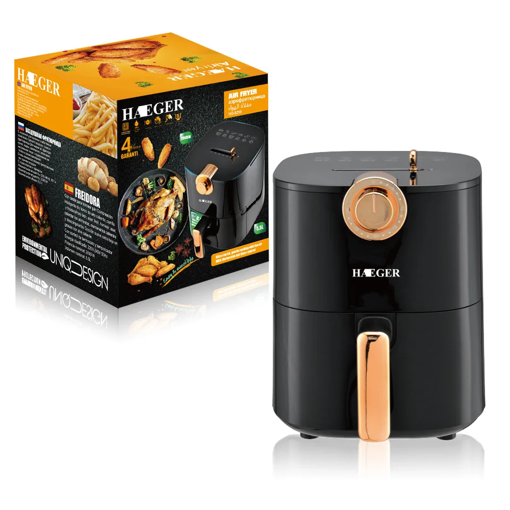 Fritadeira de ar Nova sem Óleo Profundo sem Fritadeira de Óleo Inteligente Elétrica Casa Cozinhar Fritadeira Profunda 360 ° Cozimento Led Touchscreen 4.8-5.5l Computers & Electronics