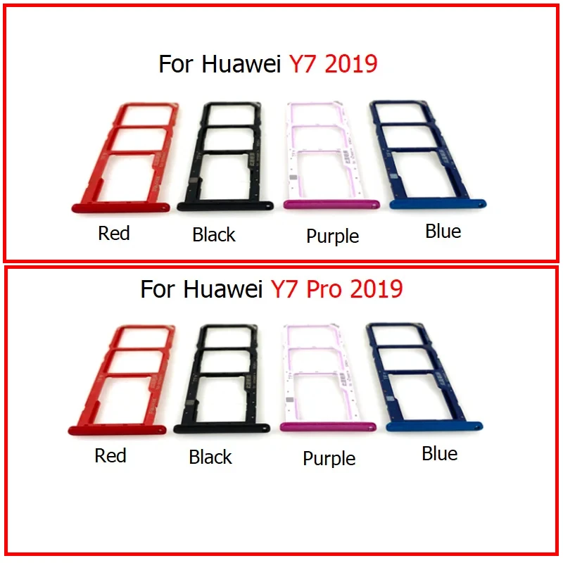 

New For Huawei Y7 Pro 2019 Sim Card Slot Tray Holder Replacement Parts
