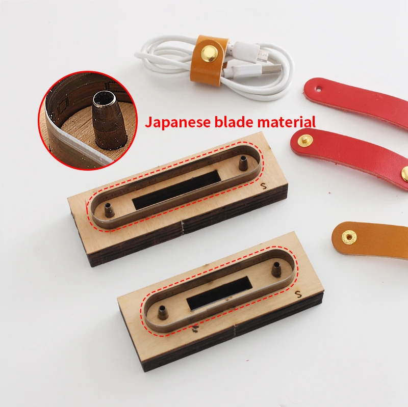 Description Picture 6 of itemNUBECOM Data Winding Hub Leather Template Handcraft DIY Leather Punching Die Japanese Blade Leather Handmade Mold Cutting Tool