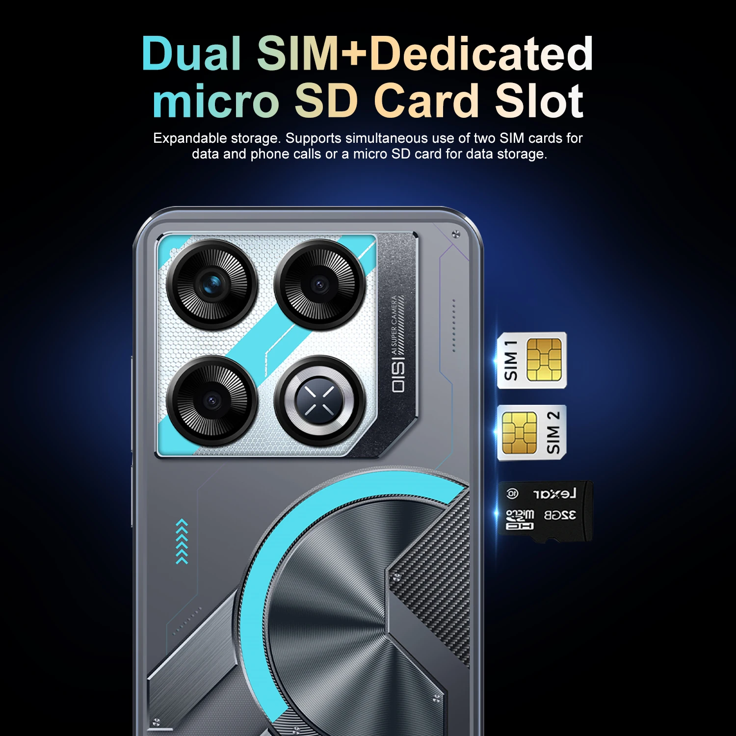 FUFFI-GT20 Pro,Smartphone Android,5.0 inch,2+32GB ROM,Dual SIM,2500mAh,Mobile phones,Dual SIM,Google Play Store,Cellphones 6
