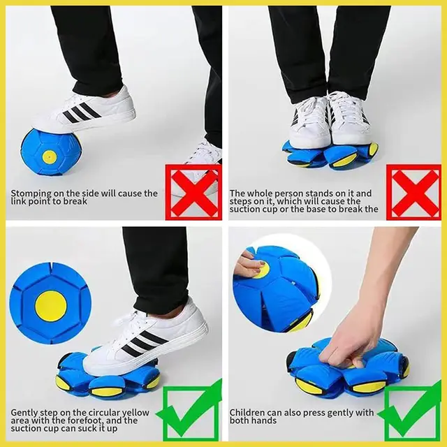 Ball Thickened Elastic Step Ball Decompression Toy New Foot Step Deformation With Light Parent Child Interaction 0601 4