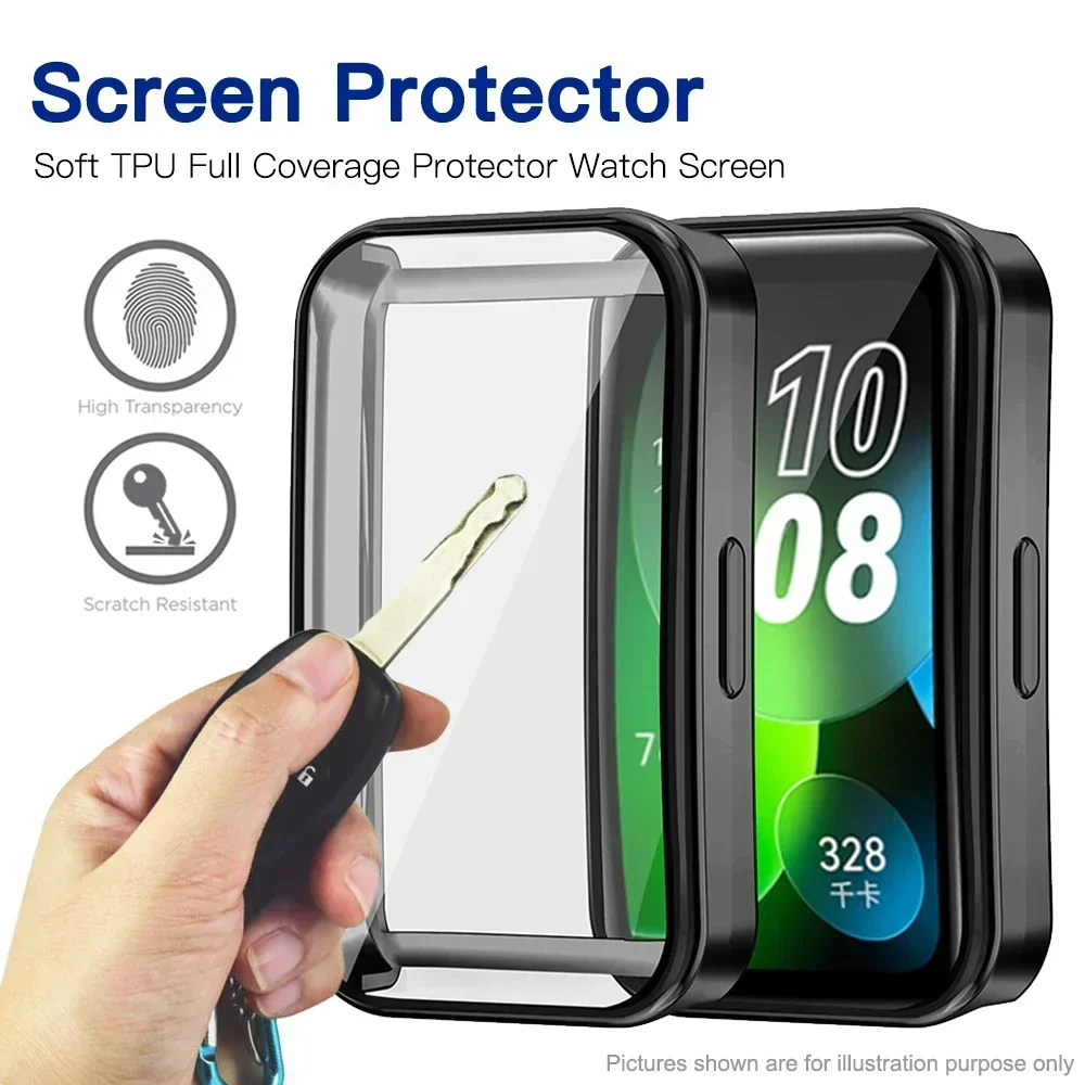 Full Cover Soft TPU Screen Protector Anti-Scratch Smartwatch Case