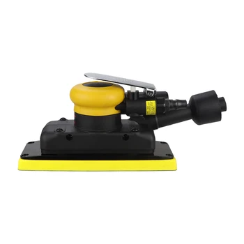 HIFESON 70x198mm Pneumatic Orbital Sander 98A Air Sander Polishing Vacuum Rectangular Sanding Machine For Metal Car Polishing 2