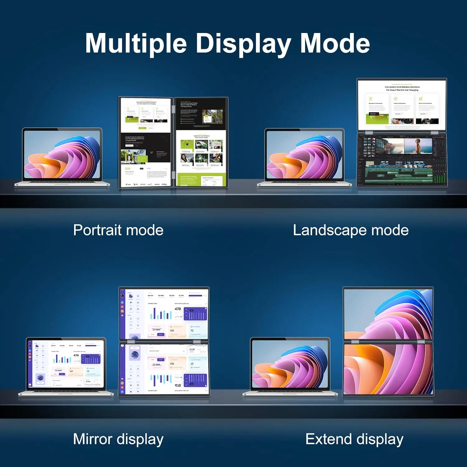 ޴ Ʈ ÷ 15.6 ̽ , VESA ͽٴ,  ũ 1080P FHD IPS, Ʈ PC, 360  ȸ, ű ĵ