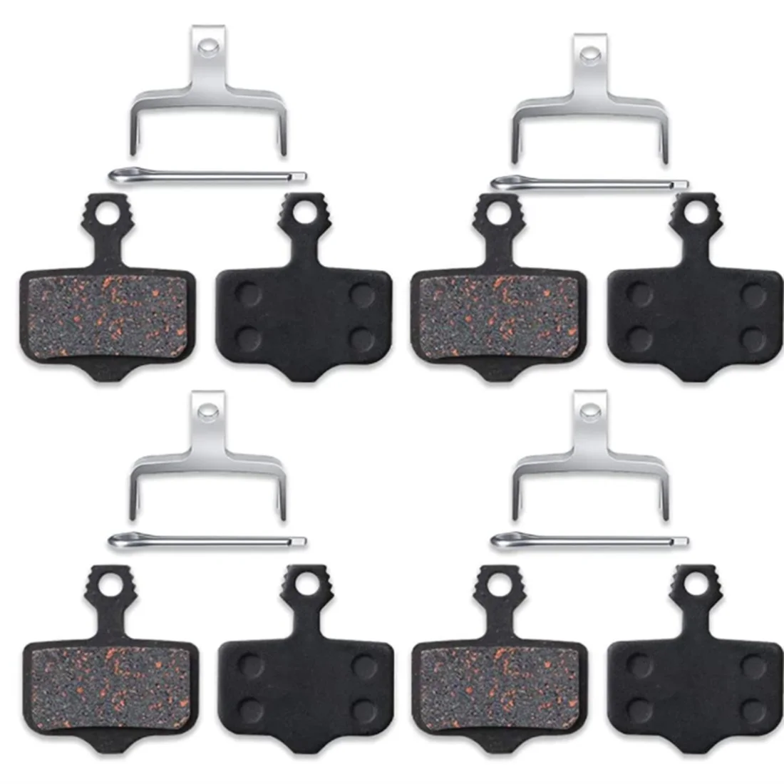 Bicycle Brake Pads,4 Pairs Bike Disc Brake Pads,for Avid Elixir 1 3 5 7