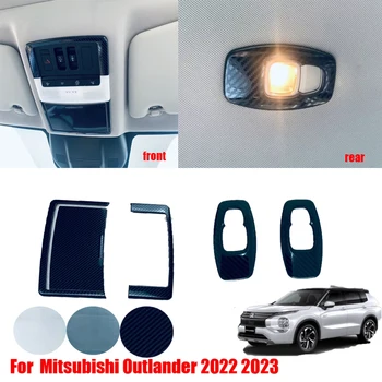 For Mitsubishi Outlander 2022 2023 2024 Interior car roof Front Rear  Reading Light Lamp Switch Lampshade Panel Cover Sticker 1