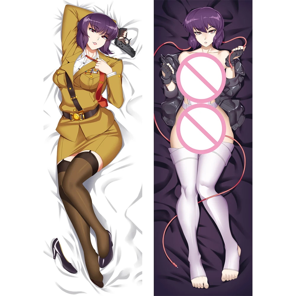 

60x180cm 2WAY/WT Anime Ghost In Shell Dakimakura Long Pillow Case Cosplay Cushion Cover Hugging Body Peach Skin 2Way Pillowcase