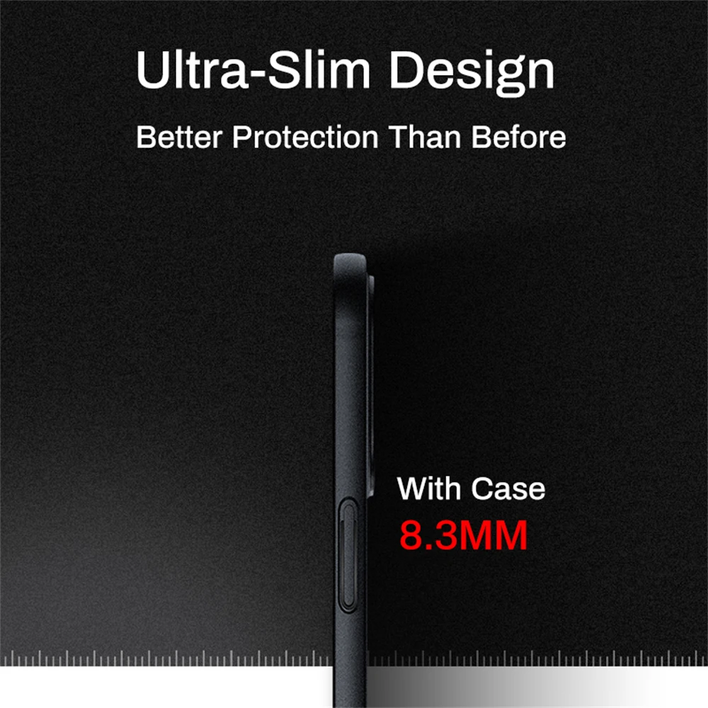 Luxury Sandstone Matte Ultra-Thin Hard Phone Case - Slim PC Bumper Back Cover