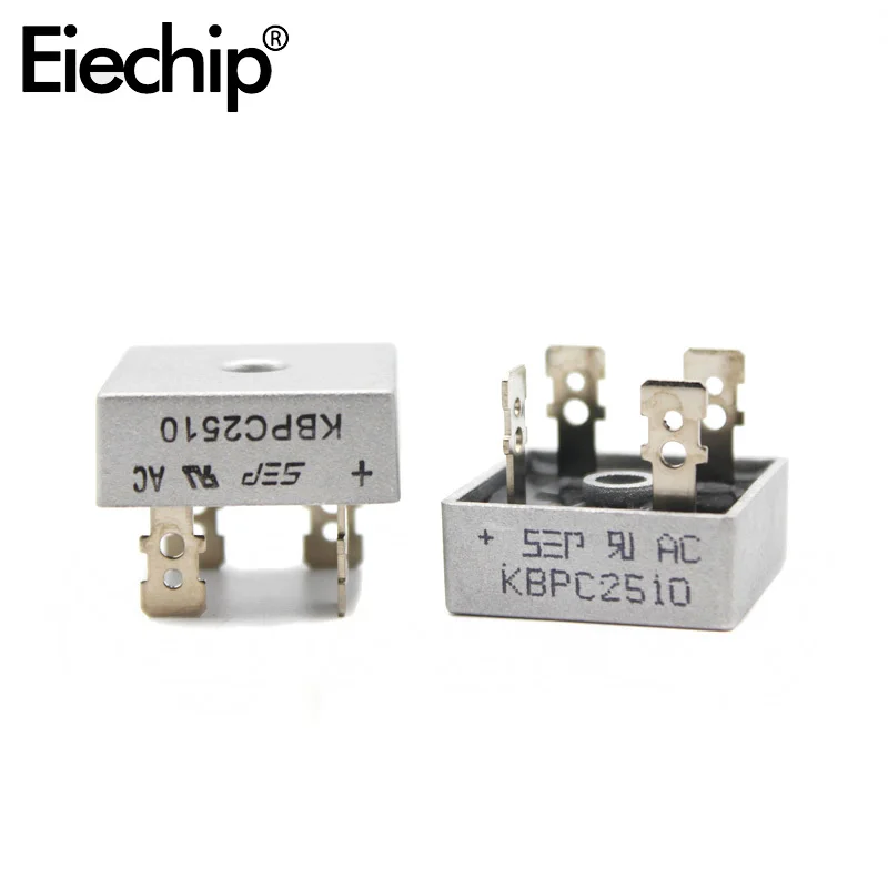Diode bridge rectifier 2PCS KBPC2510 KBPC3510 1000V 25A 35A electronic silicon