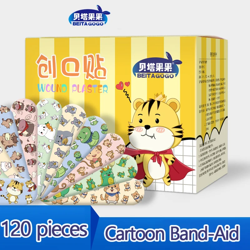 

Animal Print Band Aid Household Band Aid For Kids Baby Items Free Shipping Wound Plaster Child Healing Patch Baby Care Utensils