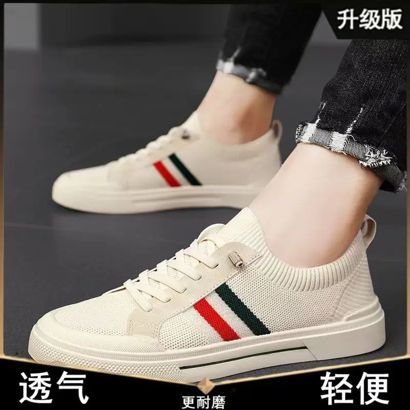 2025, atmungsaktive Herren-Freizeitschuhe, leichte Outdoor-Wanderschuhe für Herren, rutschfeste Herren-Turnschuhe, Slip-on-Flats, vulkanisierte Schuhe – Detail 2