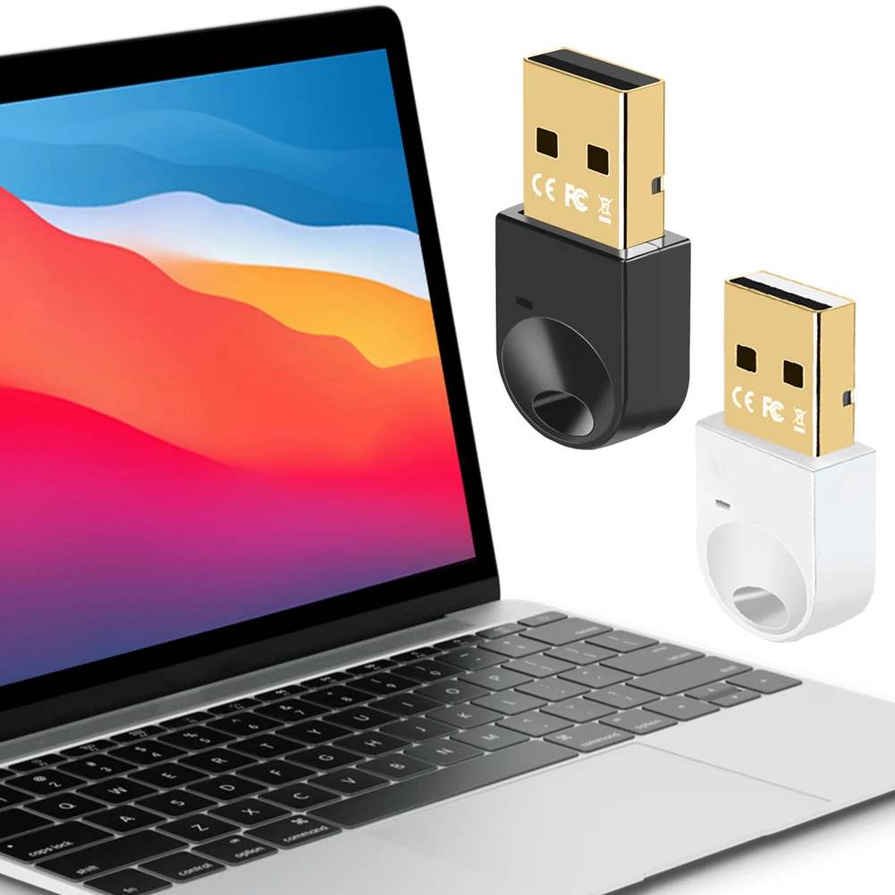BT 5.4 어댑터, 플러그 앤 플레이 USB BT 동글, PC 마우스 키보드 헤드폰 스피커용, Win11/10/8.1 지원