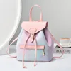 High Quality Patterned Leather Women's Backpack 2024 New Student Backpack Versatile Crossbody Bags Gradient Color Women's Bag 5