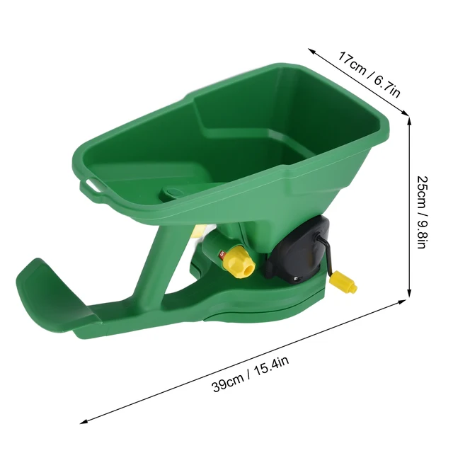 Kertész Kézi Tartott Vetőmag -Terjedő 1,5L 5 Gear Energy Mentő Hordozható Spreader A Kertek Pázsitjai Kis Gazdaságok - Image 2
