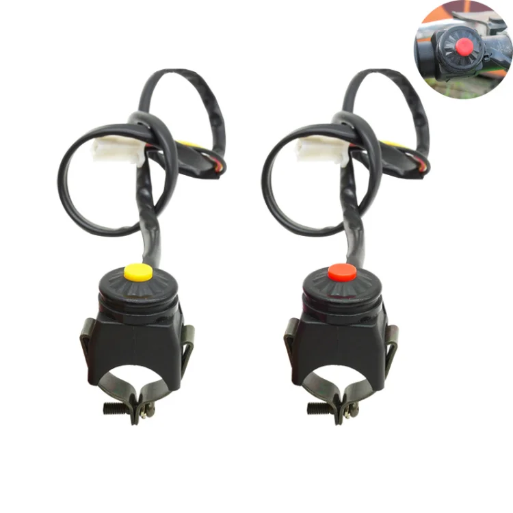 

Simple Installation of Round 12V Start Horn Switch for CRF KXF YZF WR ATV BOSUER M2 M4 KAYO 125 150 250 350 450