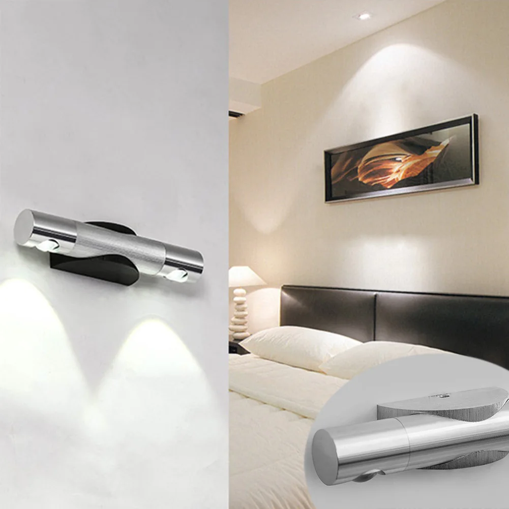 LED 벽 조명 침대 램프, AC85 265V, 호텔 화장실, 욕실, 침실 벽 램프, 6W