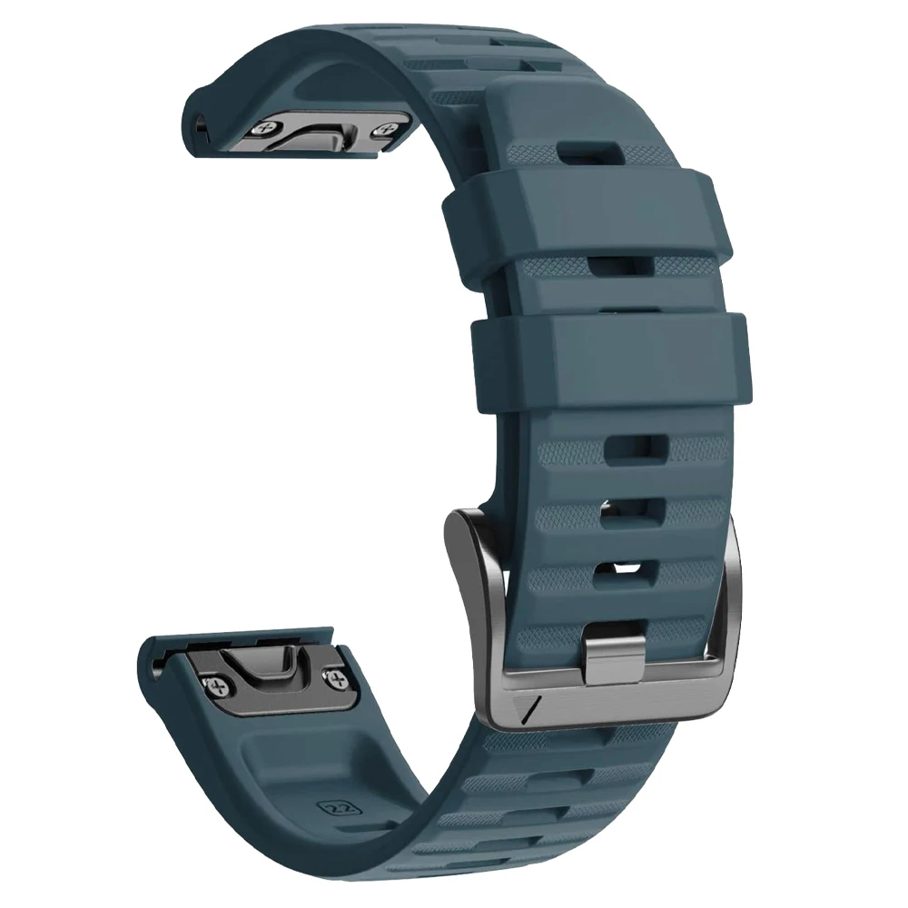 Durable Sports Watch Band with Quickfit Rubber Strap - 26/22mm