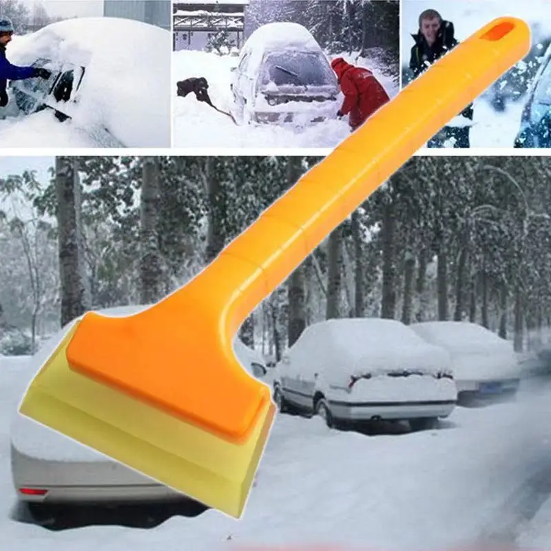 

Durable Car Snow Shovel Car Windshield Snow Removal Scraper Ice Scraper Tool Glass Snow Removal Tools Auto Accessories Universal