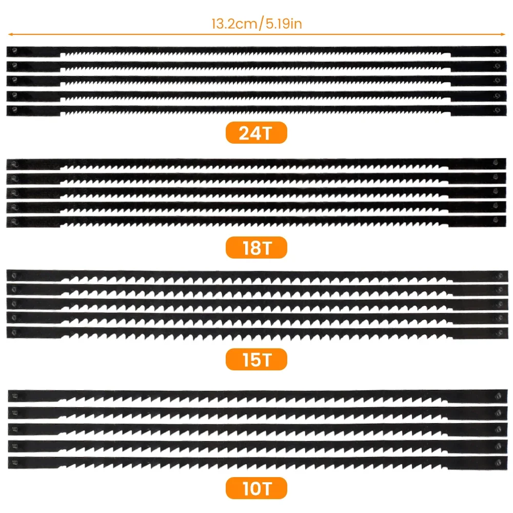 Jig Saw Blades 20PCS/Set High Carbon Steel Assorted T-shank