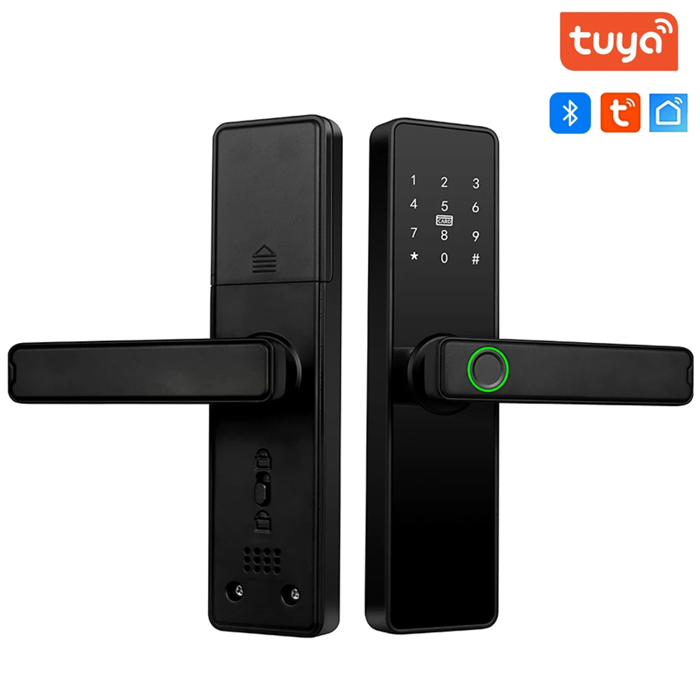 Tuya Electric Intelligent Lock App/Biometric Fingerprint/RFID Card/Temporary Pas