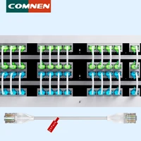 COMNEN 24 Pack Ethernet สายแพทช์ยืดหยุ่น Slim Cat6a 10G POE สาย LAN สําหรับสวิทช์ Ps5 Router Xbox คอมพิวเตอร์ 1