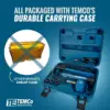Hydraulic Knockout Punch TH0004 - Electrical Conduit Hole Cutter Set KO Tool Kit 5 Year Warranty 5
