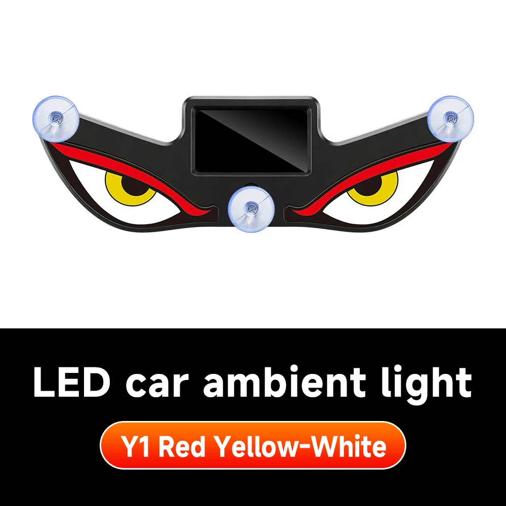 Car Solar-Powered Devil Eye Warning Light - Wireless Installation