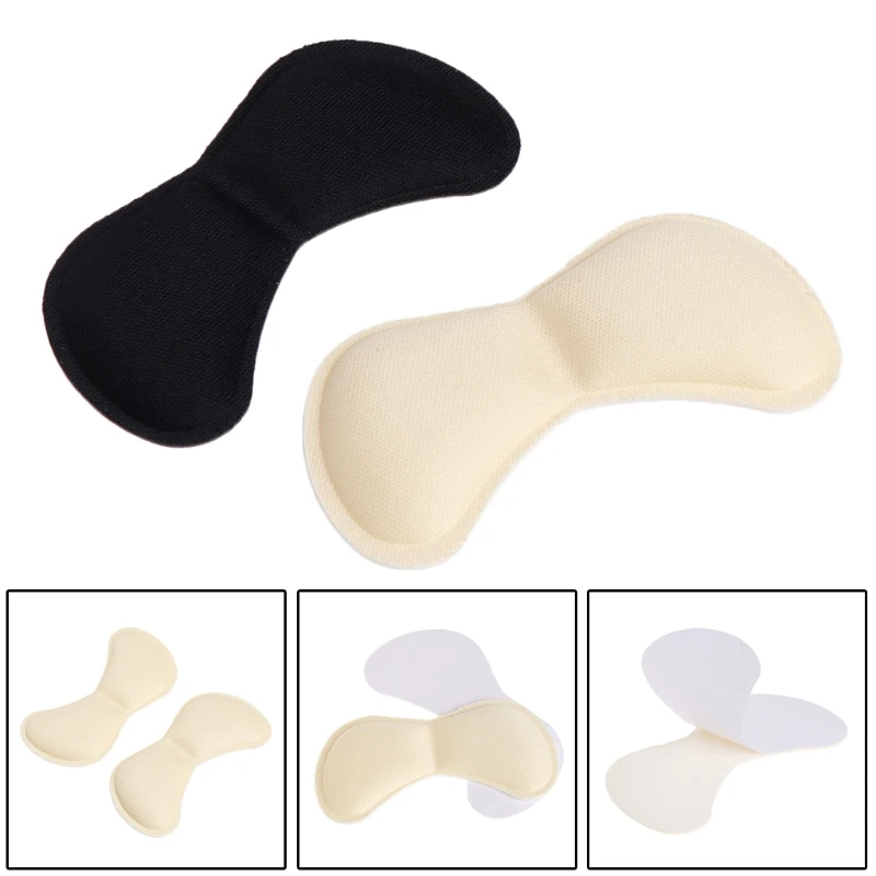 1Pair Silicone Insoles For Shoes Gel Pads For Feet Care Thicken Heel Stickers With Sponge Comfort Cushion