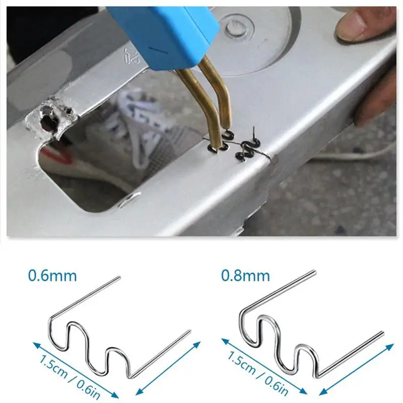 

Pieces of Hot Binding Staples for Plastic Welding Machine Car Bumper Repair Hot Welding Tool