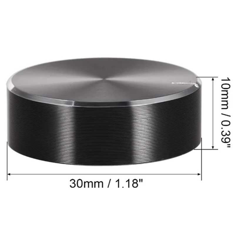 Aluminum Alloy Potentiometer Knob Cap Volume Control Rotation Switch 6 mm roll shaft/D-axis audio accessories