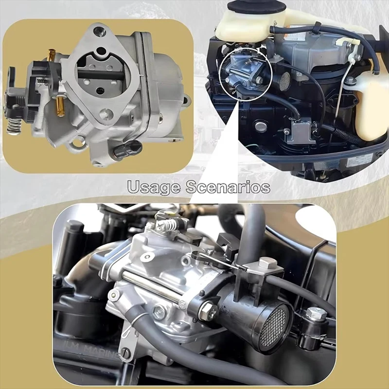 3R1032001 Carburetor Outboard Motors For Mercury Mariner 2 2.5 3.5 4 5 6 HP Tohatsu Nissan MFS 853720T25 803522T03