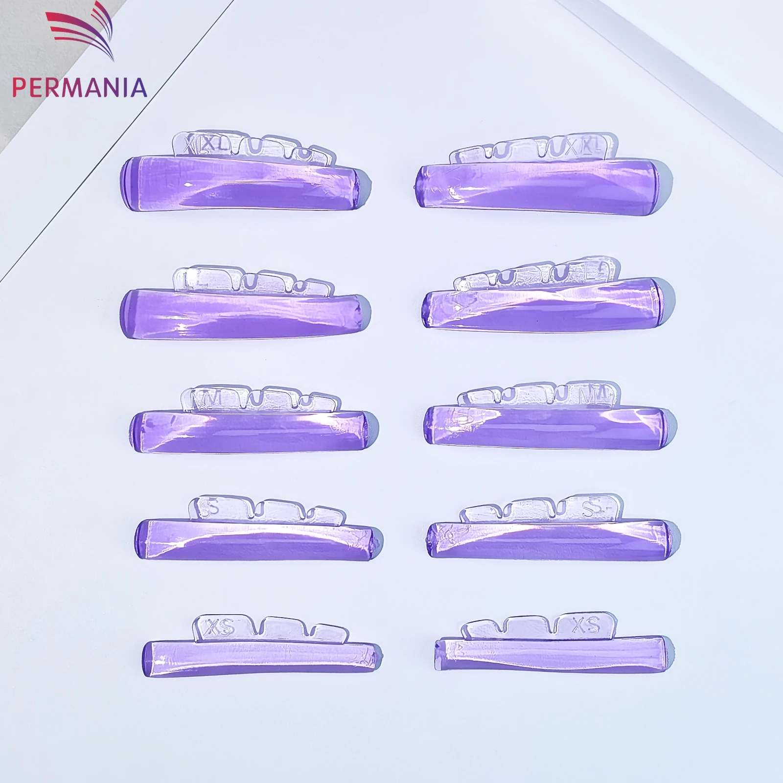 PERMANIA 5 Çift Kirpik Uzatma Silikon Pedleri Kabuk Şeklinde Kirpik Lifting Perma Pedi Kendinden Yapışkanlı Kalamar Ayak Şeklinde Kirpik Ekimi