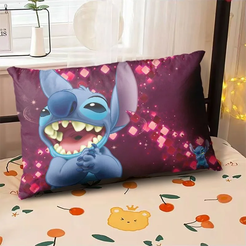 Lilo and Stitch pillowcase children student sleeping pillowcase sofa cushion cover bedroom room home decoration children gift 2
