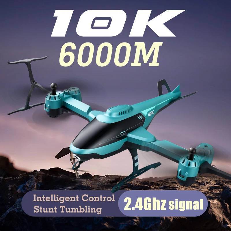 

V10 Drone HD Aerial Photography 10K Folding Mini Quadcopter Wifi Fixed Height Hovering Helicopter 6000m Children Toys