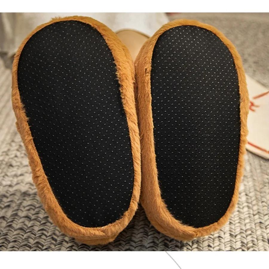 Capybara Plush Slippers Cartoon Lovely Soft Animals Plushie Shoes Cozy Comfortable Kapybara Sandals Winter Indoor Warm Slippers plush toy accessories