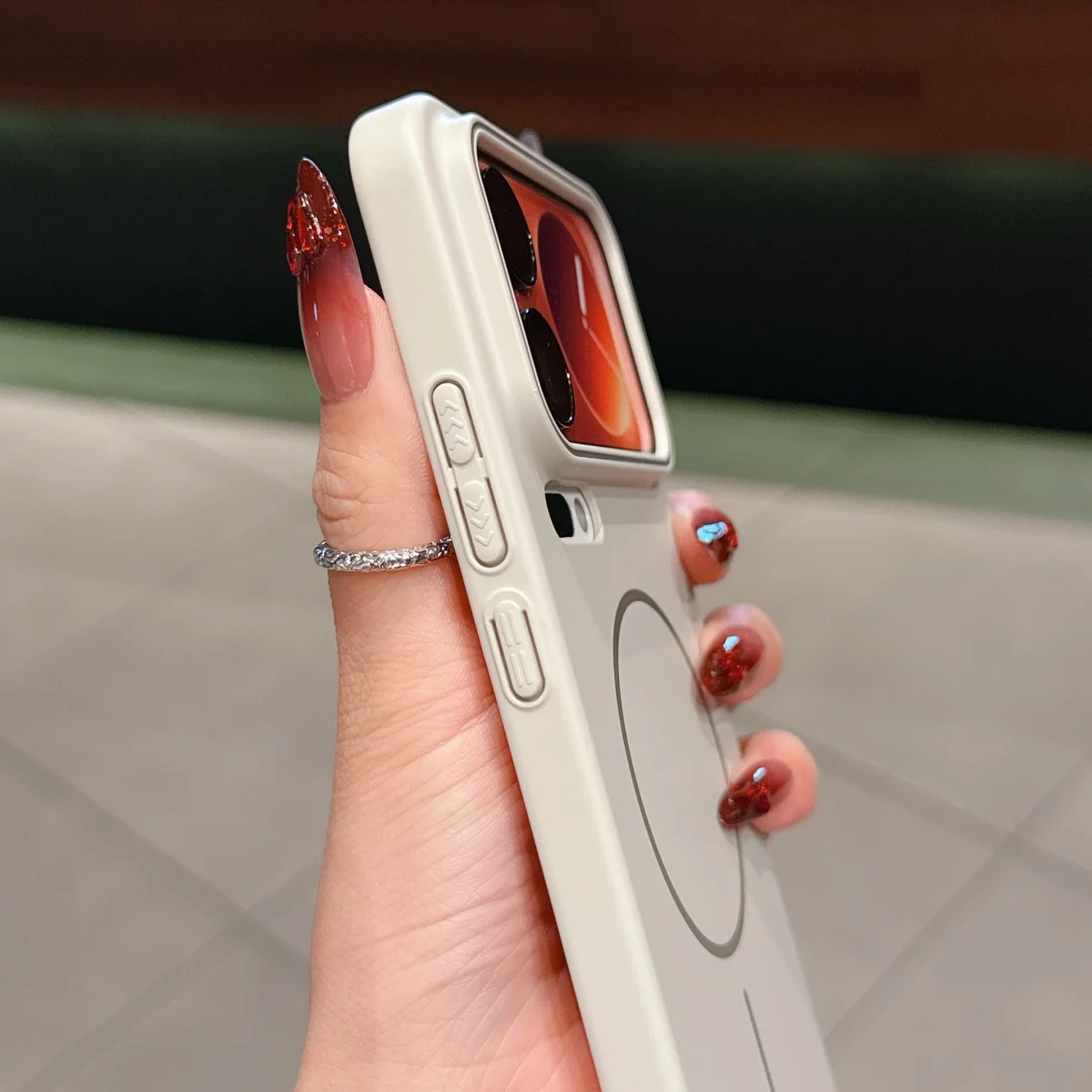 Matte Frosted Color Wireless Charging Magnetic Case
