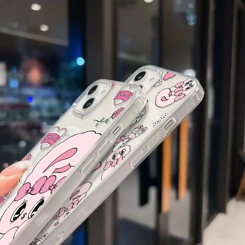 Ins الوردي الأرنب E-Esther الأرنب Magsafe المغناطي...