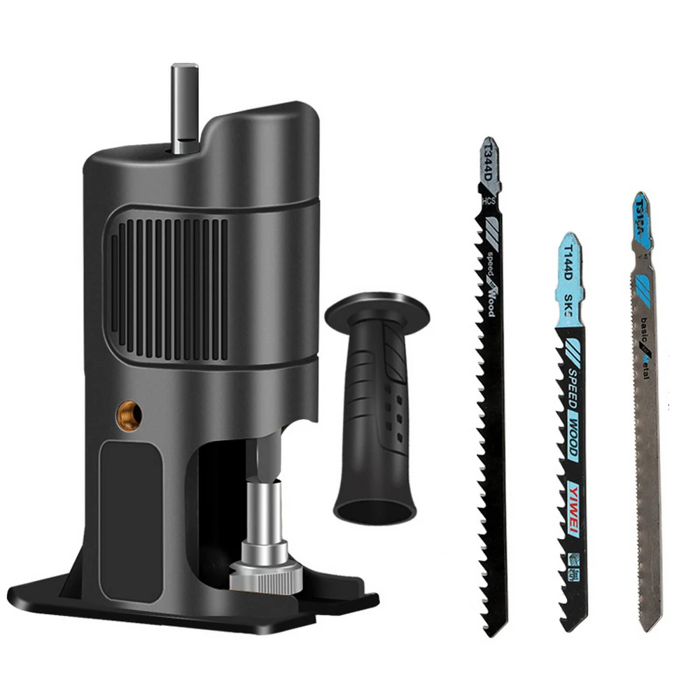 

Portable Reciprocating Saw Adapter Electric Drill To Electric Saw for Wood Metal Multifunctional Cutting Tool with Saw Blade