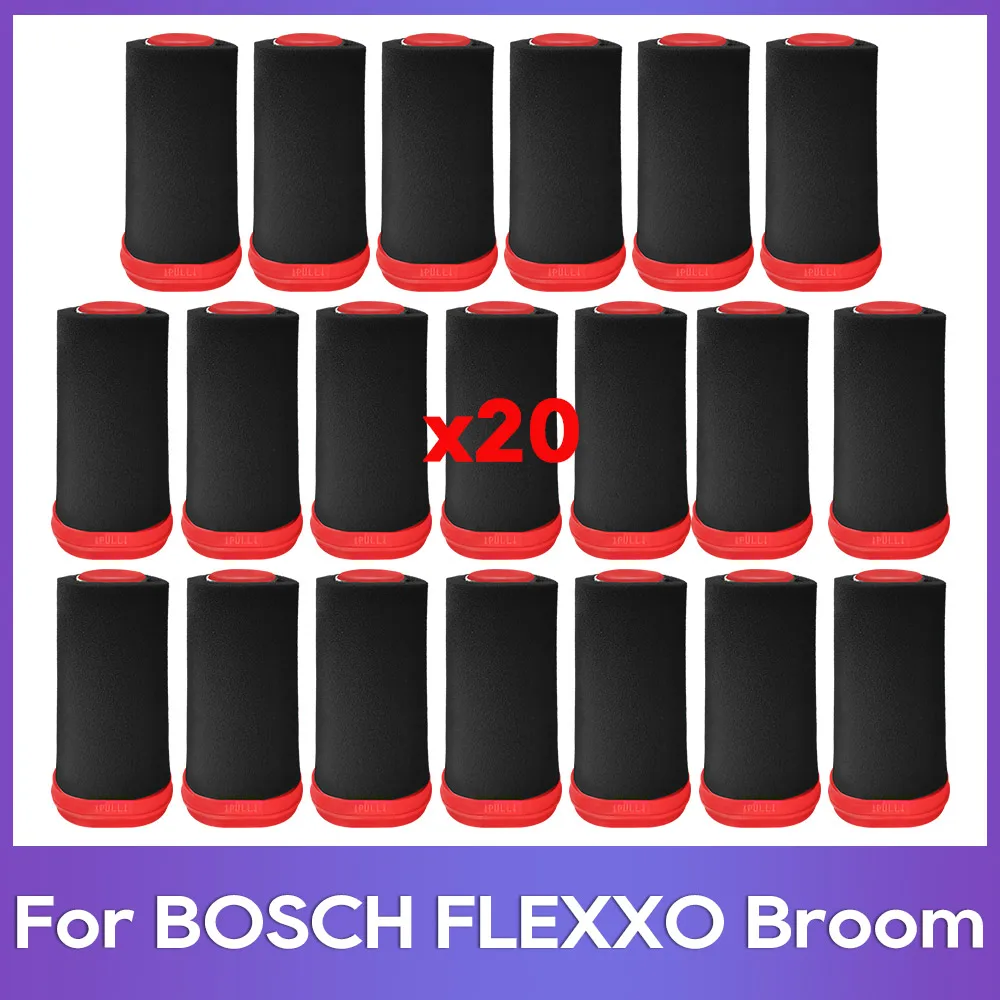 vhbw 3x platte vouwfilter compatibel met Bosch BGS 6220 AU/04 ROXX X